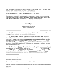 Document preview: Form GUIDE-12-011 Russian, Ukraine, and Kazaksthan Promissory Note - Single Disbursement or Consolidation Note