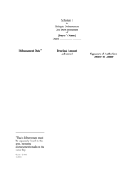Form GUIDE-12-012 Specimen Debt Instrument - Multiple Disbursement Grid Debt Instrument (Russia, Ukraine, and Kazaksthan), Page 7