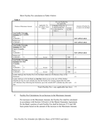 Form EBD-W-16H Schedule A Schedule to the Loan Authorization Notice for Loan Facility Effective Dates of 9/17/12 and After, Page 4