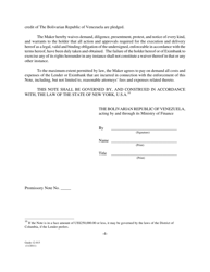 Form GUIDE-12-015 Form of Floating Rate Global Note for Medium Term Sovereign Transactions in Venezuela (Insurance), Page 4