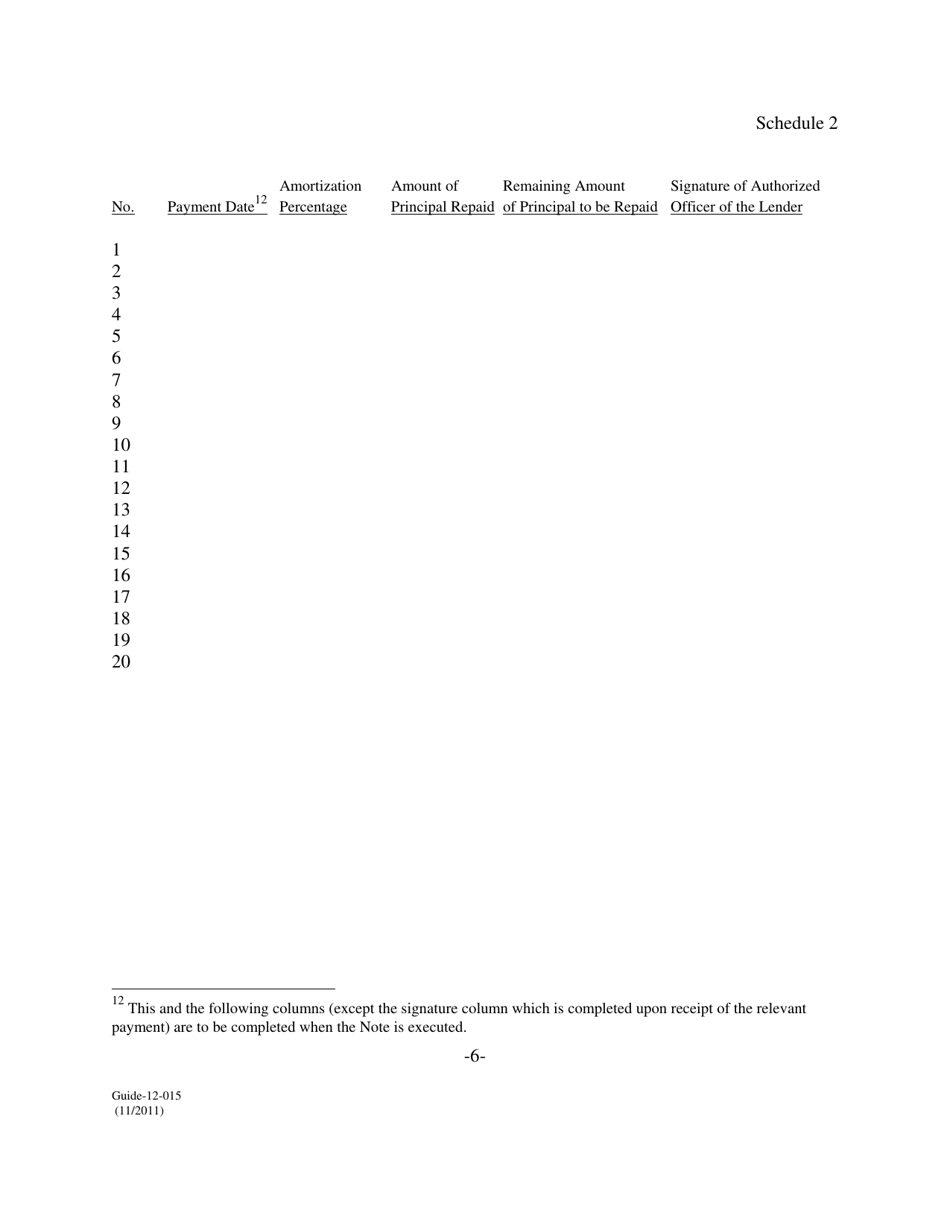 Form GUIDE-12-015 Form of Floating Rate Global Note for Medium Term Sovereign Transactions in Venezuela (Insurance), Page 6