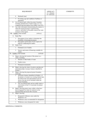 Checklist for Applications for Preliminary Permits, Page 3
