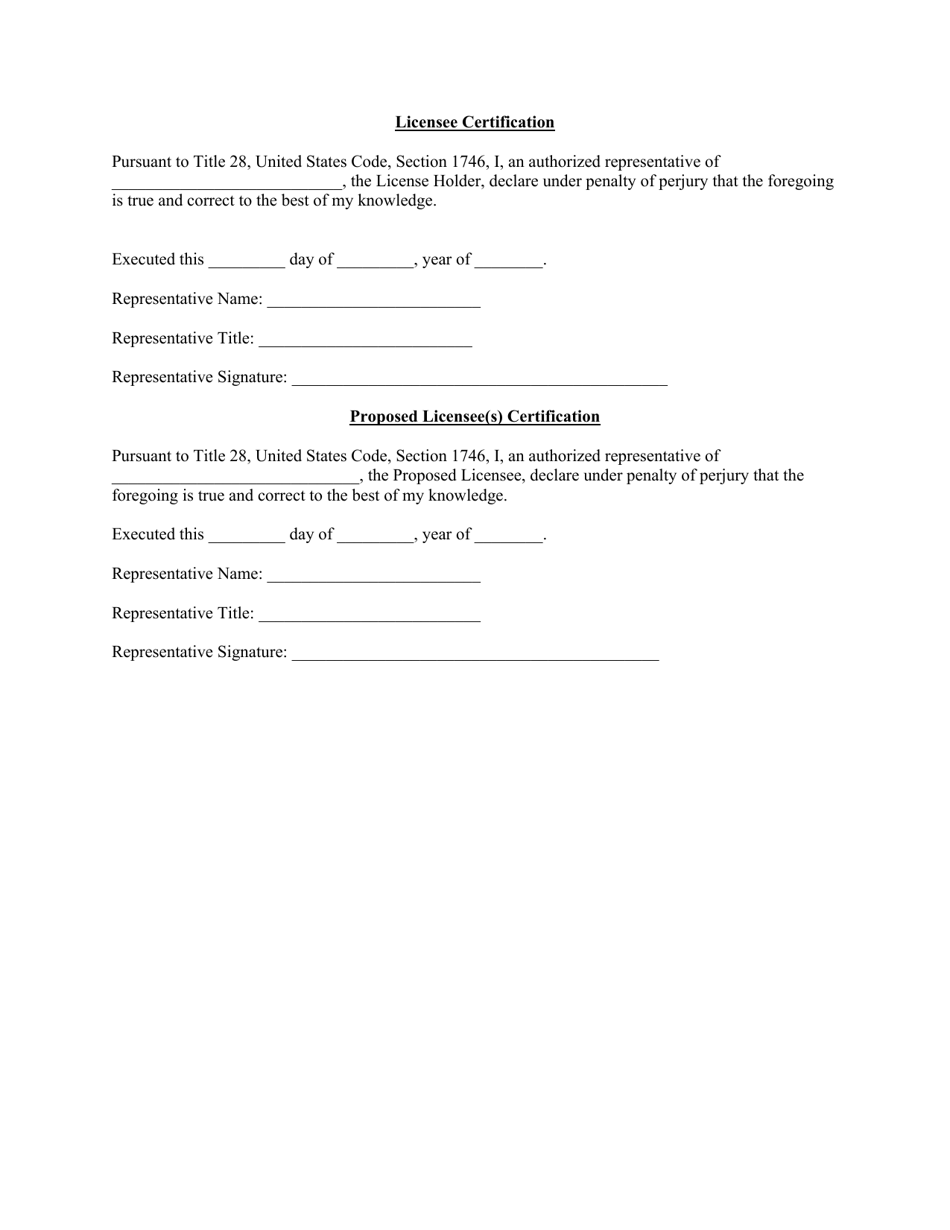 Attachment D Standard Questions for an Application for Assignment or Transfer of Control of a Submarine Cable Landing License, Page 14