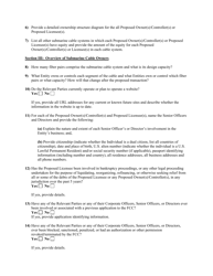 Attachment D Standard Questions for an Application for Assignment or Transfer of Control of a Submarine Cable Landing License, Page 6