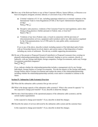 Attachment D Standard Questions for an Application for Assignment or Transfer of Control of a Submarine Cable Landing License, Page 8