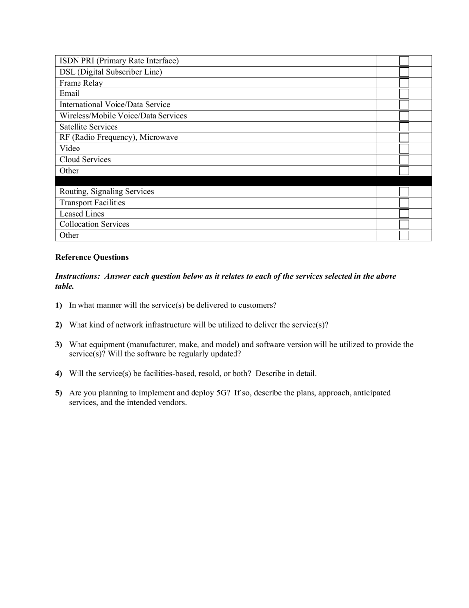Attachment B Standard Questions for an Application for an Assignment or Transfer of Control of an International Section 214 Authorization, Page 13