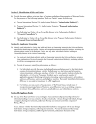 Attachment B Standard Questions for an Application for an Assignment or Transfer of Control of an International Section 214 Authorization, Page 4