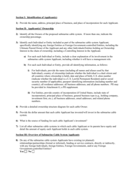 Attachment C Standard Questions for Submarine Cable Landing License Application, Page 5