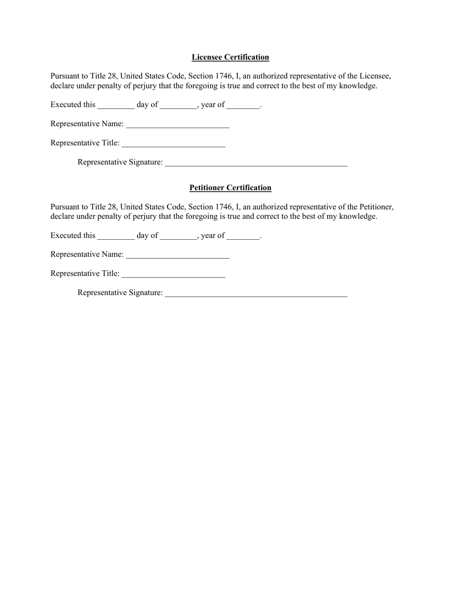 Attachment F Standard Questions for Section 310(B) Petition for Declaratory Ruling Involving a Common Carrier Wireless or Common Carrier Earth Station Licensee, Page 14
