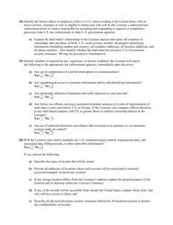 Attachment F Standard Questions for Section 310(B) Petition for Declaratory Ruling Involving a Common Carrier Wireless or Common Carrier Earth Station Licensee, Page 8