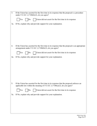 FLRA Form 204 Agency Reply to Union Response on Petition for Review of Negotiability Issues for Use With Proposals, Page 3