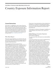 Instructions for Form FFIEC009A Country Exposure Information Report, Page 3