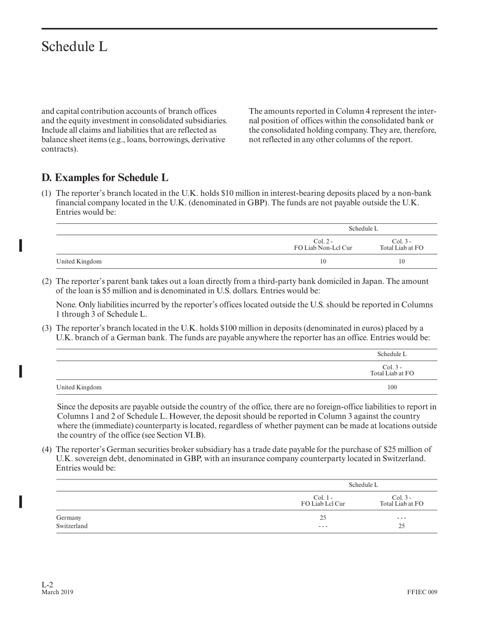 Instructions for Form FFIEC009 Country Exposure Report, Page 28