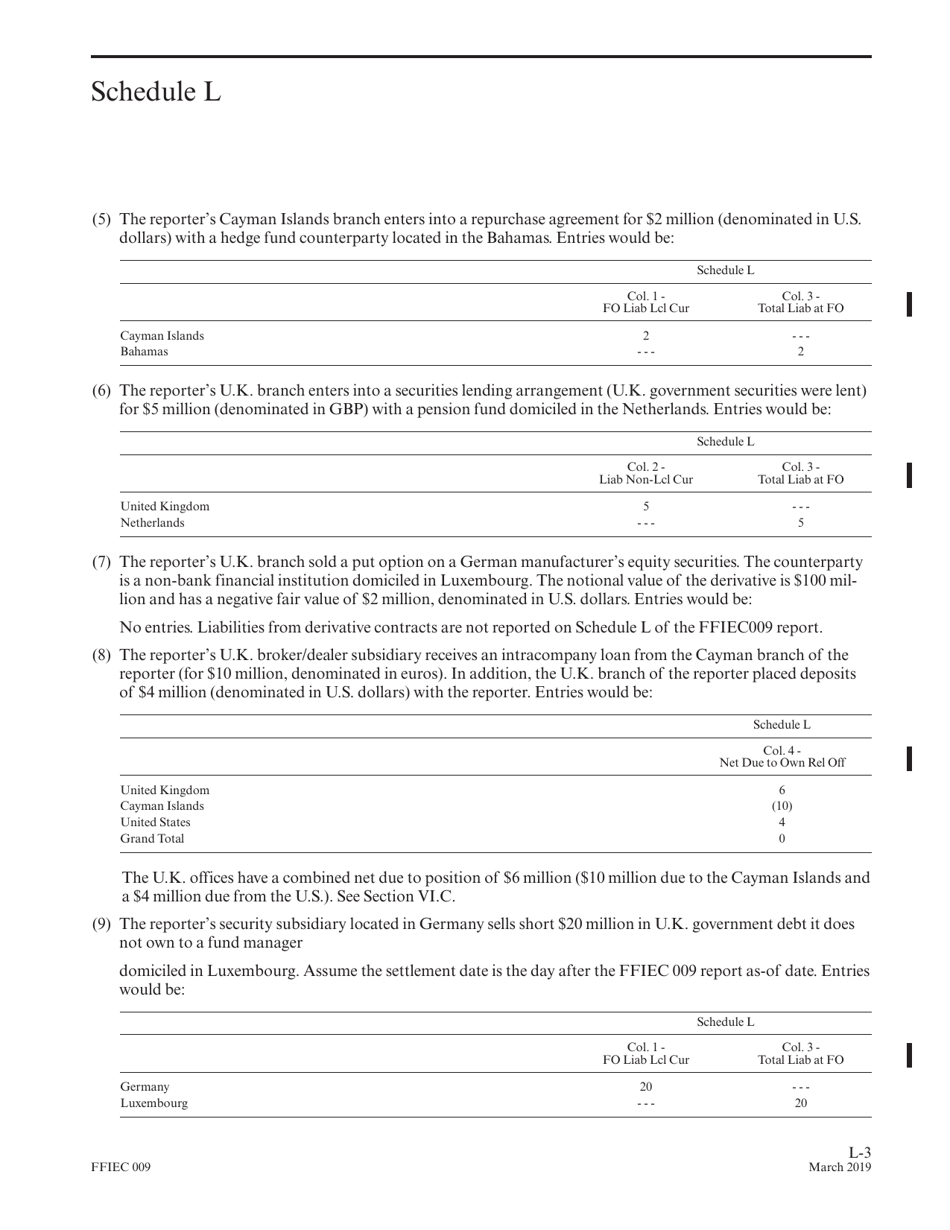 Instructions for Form FFIEC009 Country Exposure Report, Page 29