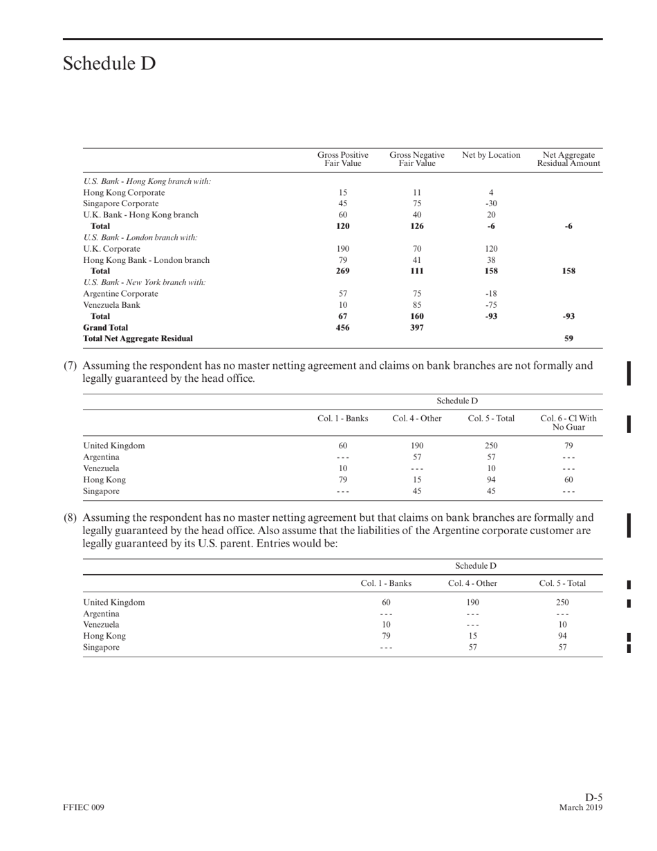 Instructions for Form FFIEC009 Country Exposure Report, Page 39
