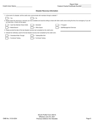 NCUA Profile Form 4501A Credit Union Profile Form, Page 11