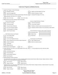 NCUA Profile Form 4501A Credit Union Profile Form, Page 12