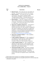 Instructions for NCUA Profile Form 4501A Credit Union Profile Form, Page 10