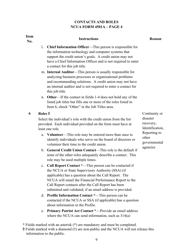 Instructions for NCUA Profile Form 4501A Credit Union Profile Form, Page 11