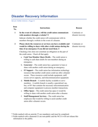 Instructions for NCUA Profile Form 4501A Credit Union Profile Form, Page 34