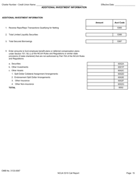 NCUA Form 5310 Corporate Credit Union Call Report Form, Page 16