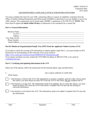 Abandoned Mine Lands (Aml) Contractor Information Form