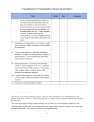 Fraud Discovery Checklist for Credit Union Board of Directors, Page 4