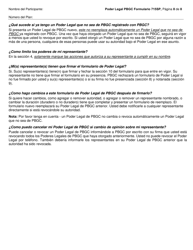 PBGC Formulario SP715 Poder Legal (Poa, Siglas En Ingles) (Spanish), Page 9