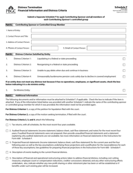 PBGC Form 600 Distress Termination Notice of Intent to Terminate, Page 3