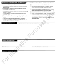 PBGC Form 200 Notice of Failure to Make Required Contributions, Page 2