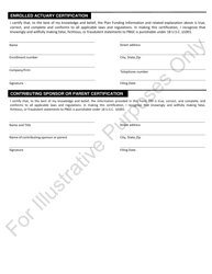PBGC Form 200 Notice of Failure to Make Required Contributions, Page 3