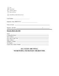 National Credit Union Administration Publications List/Order Form, Page 2