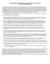 Formulario SF-LLL Divulgacion De Las Actividades De Cabildeo (Spanish), Page 2