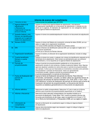 Formulario SF-PPR Informe De Avance Delcumplimiento (Spanish), Page 3