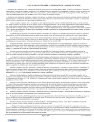 Formulario RD410-4 Solicitud De Asistencia Rural (Zona No Agricola) - Solicitud Uniforme Para Prestamo Residencial (Spanish), Page 9