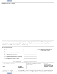 Formulario RD1924-4 Documentacion De Reclamos Por La Construccion/Solicitudes De Compensacion Por Defectos En La Construccion (Spanish), Page 2