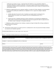 Formulario AD-1049 Certificacion Respecto De Los Requisitos De Lugar De Trabajo Libre De Drogas (Subsidios) Alternativa I: Para Beneficiarios Que No Sean Personas Fisicas (Spanish), Page 2