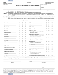 Document preview: Formulario RD1940-20 Solicitud De Informacion Medioambiental (Spanish)
