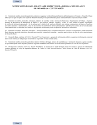 Formulario RD3550-1 Autorizacion Para Divulgar Informacion (Spanish), Page 3