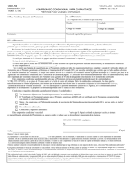 Document preview: Formulario RD3555-18 Compromiso Condicional Para Garantia De Prestamo Para Vivienda Unifamiliar (Spanish)