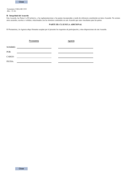Formulario RD3555 Acuerdo De Participacion En Programas De Prestamos Garantizados/Asegurados Para Vivienda Unifamiliar Del Gobierno De Los Estados Unidos (Spanish), Page 5