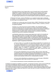 Formulario RD3570-3 Acuerdo De Subvencion Para Instalaciones Comunitarias (Spanish), Page 4