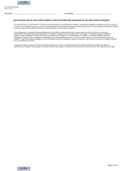 Formulario RD3555-21 Solicitud De Garantia De Prestamo Para Vivienda Unifamiliar (Spanish), Page 7