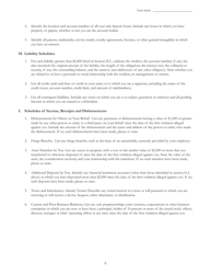 Form D-A Disclosure of Assets and Financial Information, Page 10