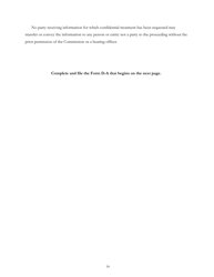 Form D-A Disclosure of Assets and Financial Information, Page 4