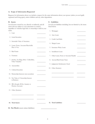 Form D-A Disclosure of Assets and Financial Information, Page 7