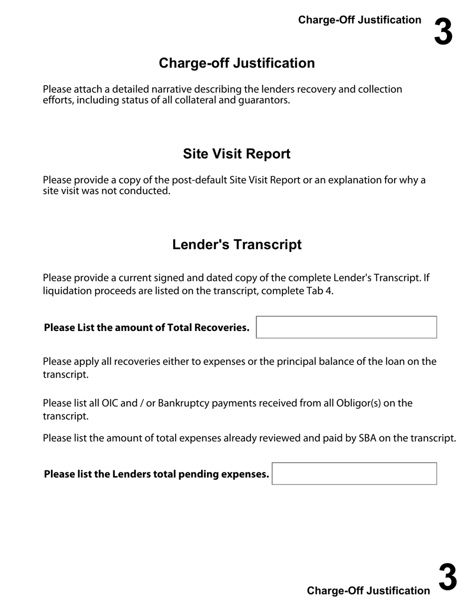 Charge-Off Tabs, Page 5