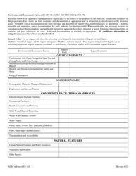 ADECA Form ENV-EA Environmental Assessment Form - Alabama, Page 3