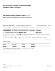 Form 102-1084A Land Use Permit Application - Alaska, Page 4
