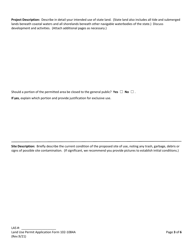 Form 102-1084A Land Use Permit Application - Alaska, Page 5